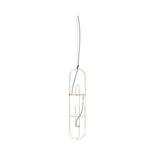 Load image into Gallery viewer, Setareh LED Pendant Light in Medium/Gold and White/1-Light.
