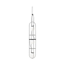 Load image into Gallery viewer, Setareh LED Pendant Light in Large/Black and White/1-Light.
