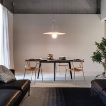 Load image into Gallery viewer, Setareh LED Pendant Light with Diffuser in office.
