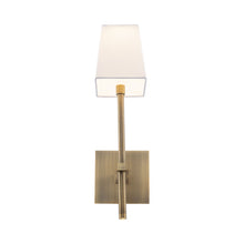 Load image into Gallery viewer, Seville LED Bath Wall Light in Aged Brass.
