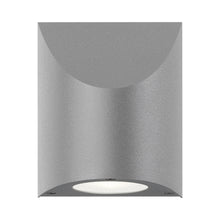 Load image into Gallery viewer, Shear Outdoor LED Wall Light in Textured Gray/Large.
