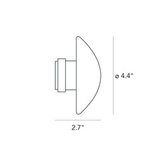 Load image into Gallery viewer, Sillaba Wall/Ceiling Light - line-drawing.
