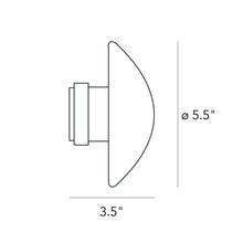 Load image into Gallery viewer, Sillaba Wall/Ceiling Light - line-drawing.
