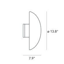 Load image into Gallery viewer, Sillabone Wall/Ceiling Light - line-drawing.
