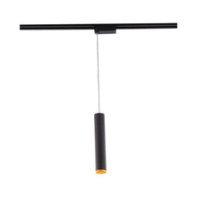 Load image into Gallery viewer, Silo 2020 LED Track Pendant Light in Black/Gold (H Track).

