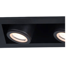 Load image into Gallery viewer, Silo Multiples 2 Light LED Recessed Trim in Detail.
