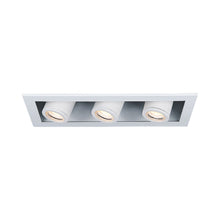 Load image into Gallery viewer, Silo Multiples 3 Light LED Recessed Trim in White (Trim).
