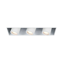 Load image into Gallery viewer, Silo Multiples 3 Light LED Recessed Trim in White (Trimless).
