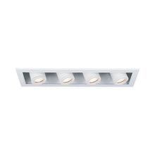 Load image into Gallery viewer, Silo Multiples 4 Light LED Recessed Trim in White (Trim).
