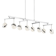 Load image into Gallery viewer, Silver Slice LED Island Light Additional image.
