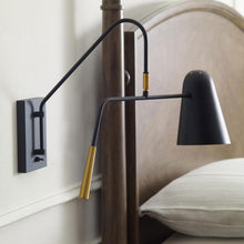 Load image into Gallery viewer, Simon Bath Wall Light in bedroom.
