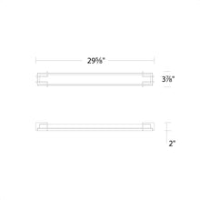 Load image into Gallery viewer, Simone LED Bath Vanity Light - line drawing.
