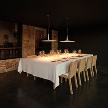 Load image into Gallery viewer, Skan LED Pendant Light in dining room.
