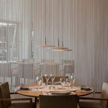 Load image into Gallery viewer, Skan LED Pendant Light in dining room.
