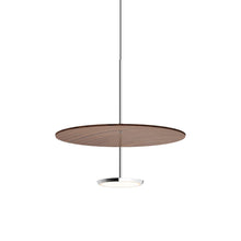 Load image into Gallery viewer, Sky Dome LED Pendant Light in Walnut (Small).
