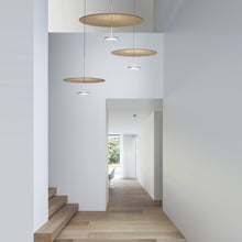Load image into Gallery viewer, Sky Dome LED Pendant Light in living room.
