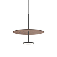 Load image into Gallery viewer, Sky Dome LED Pendant Light in Matte Black Walnut (Small).
