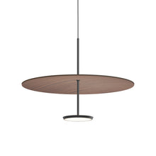 Load image into Gallery viewer, Sky Dome LED Pendant Light in Matte Black Walnut (Medium).
