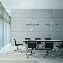 Load image into Gallery viewer, Sky Sound LED Pendant Light in office.
