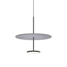 Load image into Gallery viewer, Sky Sound LED Pendant Light in Matte Black/Stone (Small).
