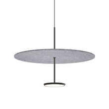 Load image into Gallery viewer, Sky Sound LED Pendant Light in Matte Black/Stone (Medium).
