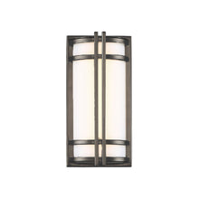 Load image into Gallery viewer, Skyscraper Outdoor LED Wall Light in Detail.
