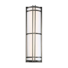 Load image into Gallery viewer, Skyscraper Outdoor LED Wall Light in Detail.

