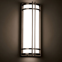 Load image into Gallery viewer, Skyscraper Outdoor LED Wall Light in Detail.
