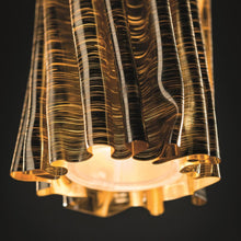 Load image into Gallery viewer, Accordeon LED Pendant Light in Detail.
