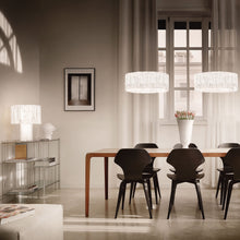 Load image into Gallery viewer, Accordeon LED Table Lamp in dining room.

