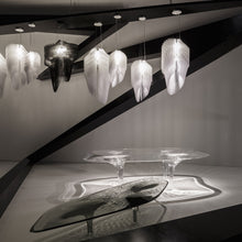 Load image into Gallery viewer, Aria LED Chandelier in exhibition.
