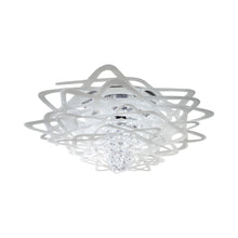 Load image into Gallery viewer, Aurora Fush Mount LED Ceiling Light in White (Large).
