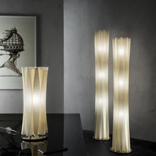 Load image into Gallery viewer, Bach LED Floor Lamp in exhibition.
