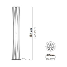 Load image into Gallery viewer, Bach LED Floor Lamp - line drawing.
