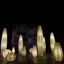 Load image into Gallery viewer, Cactus LED Floor Lamp in Detail.
