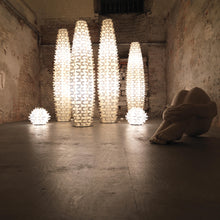 Load image into Gallery viewer, Cactus LED Floor Lamp in living room.
