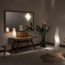 Load image into Gallery viewer, Diamond LED Table Lamp in bedroom.
