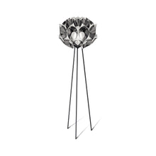 Load image into Gallery viewer, Flora LED Floor Lamp in Pewter.
