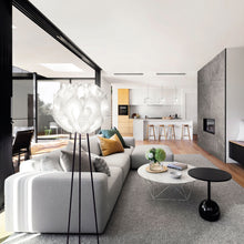 Load image into Gallery viewer, Flora LED Floor Lamp in living room.
