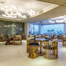 Load image into Gallery viewer, Hanami LED Ceiling / Wall Light in restaurant.

