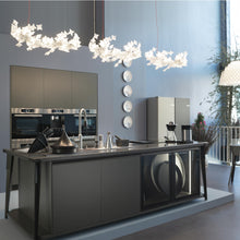 Load image into Gallery viewer, Hanami LED Linear Suspension Light in kitchen.
