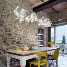 Load image into Gallery viewer, Hanami LED Linear Suspension Light in dining room.
