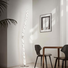 Load image into Gallery viewer, Hugo LED Floor Lamp in dining room.

