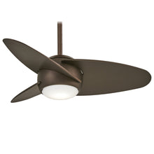 Load image into Gallery viewer, Slant LED Ceiling Fan in Oil Rubbed Bronze.
