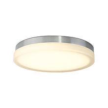 Load image into Gallery viewer, Slice LED Flush Mount Ceiling Light in Brushed Nickel/Medium/2700K.
