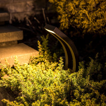 Load image into Gallery viewer, Slide LED Path Light in Outdoor Area.
