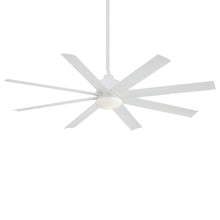 Load image into Gallery viewer, Slipstream Outdoor LED Ceiling Fan in Flat White.
