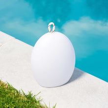 Load image into Gallery viewer, Amanda Corde Bluetooth Outdoor LED Table Lamp in Detail.
