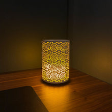 Load image into Gallery viewer, Dancing Flame Outdoor LED Table Lamp in Detail.
