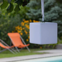 Load image into Gallery viewer, Dice Bluetooth Outdoor LED Lamp in Detail.
